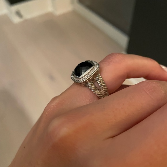 David Yurman Black Onyx Albion Ring - Picture 6 of 7